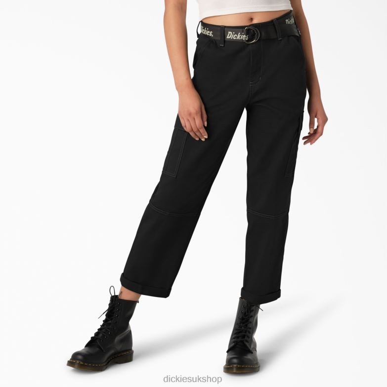 Contrast Stitch Cropped Cargo Pants Women Dickies Regular 88T841804 Apparel