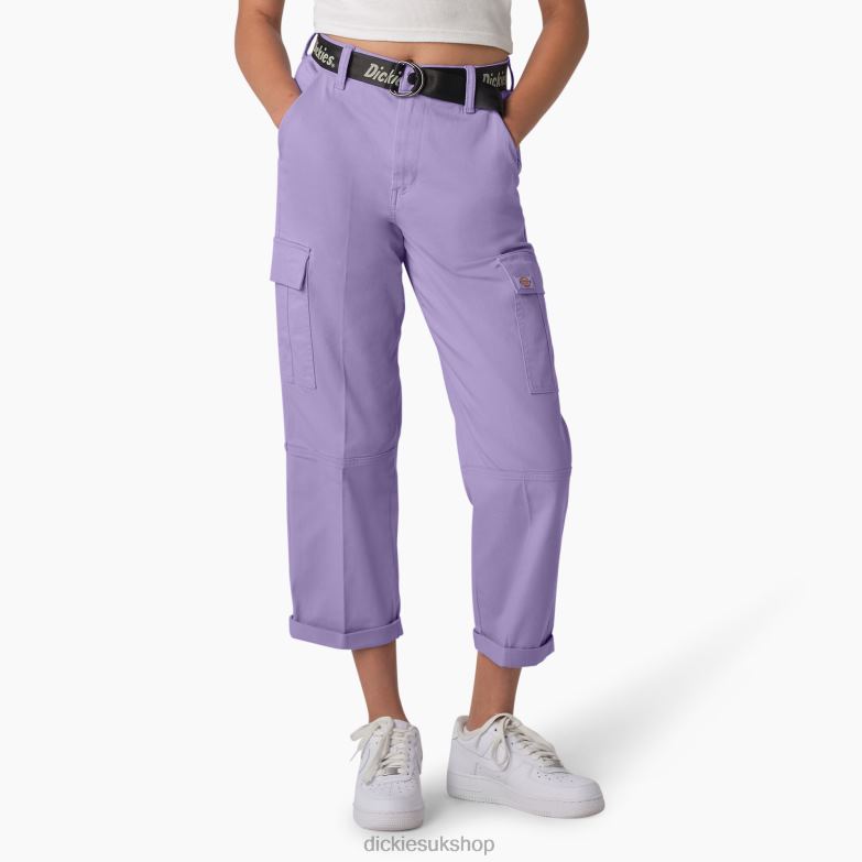 Contrast Stitch Cropped Cargo Pants Women Dickies Regular 88T841806 Apparel