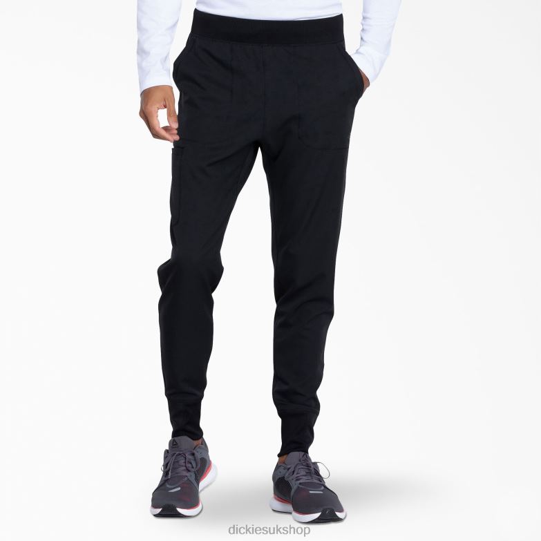 Dynamix Jogger Scrub Pants Men Dickies Black (BLK) 88T841240 Apparel