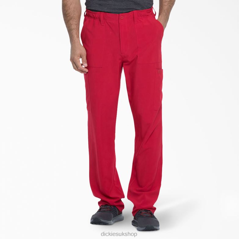 EDS Essentials Scrub Pants Men Dickies Red (RD) 88T841383 Apparel