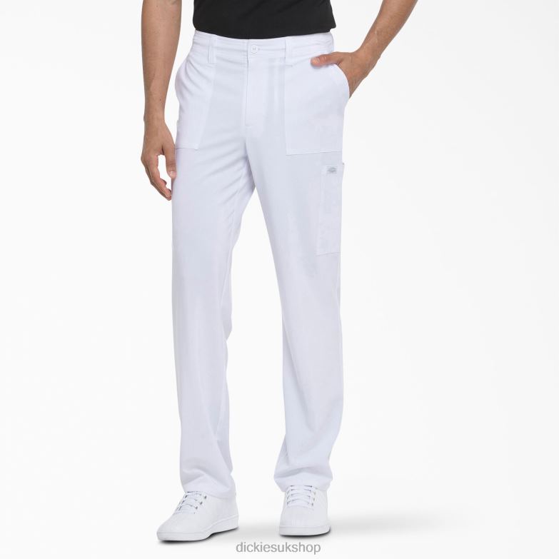 EDS Essentials Scrub Pants Men Dickies White (DWH) 88T841374 Apparel