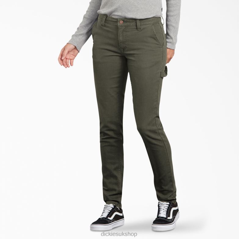 Duck Slim Fit Carpenter Pants Women Dickies Regular 88T841823 Apparel