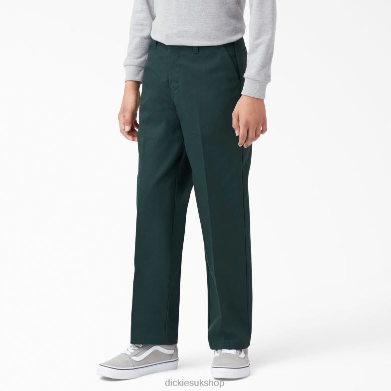 Classic Fit Pants Kids Dickies Hunter Green (GH) 88T842659 Apparel