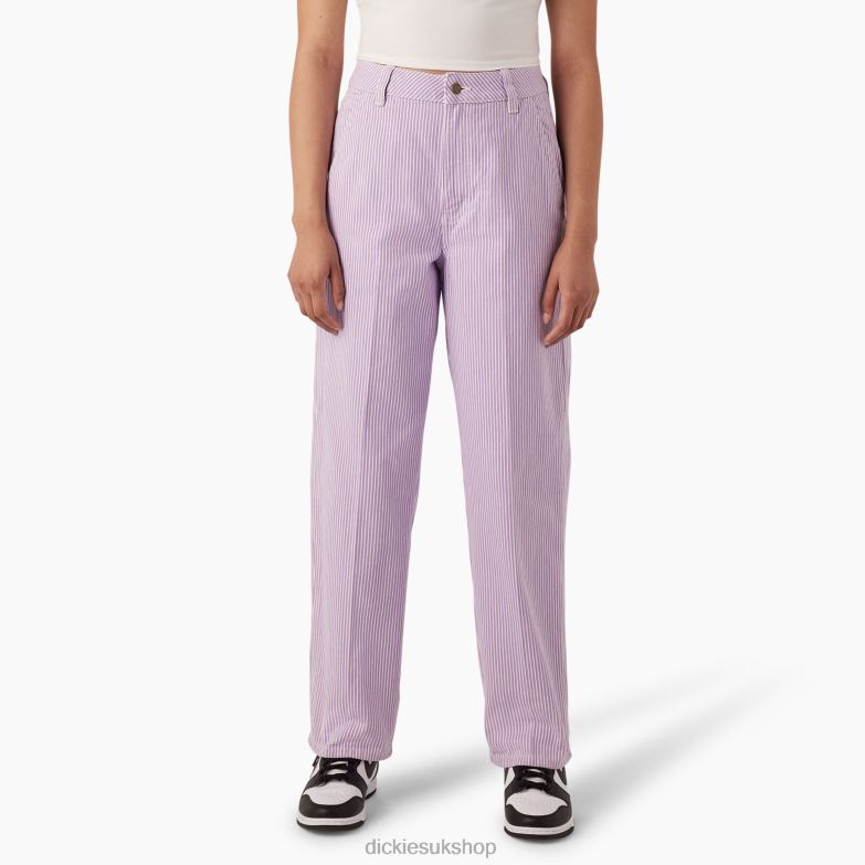 Hickory Stripe Pants Women Dickies Regular 88T841779 Apparel