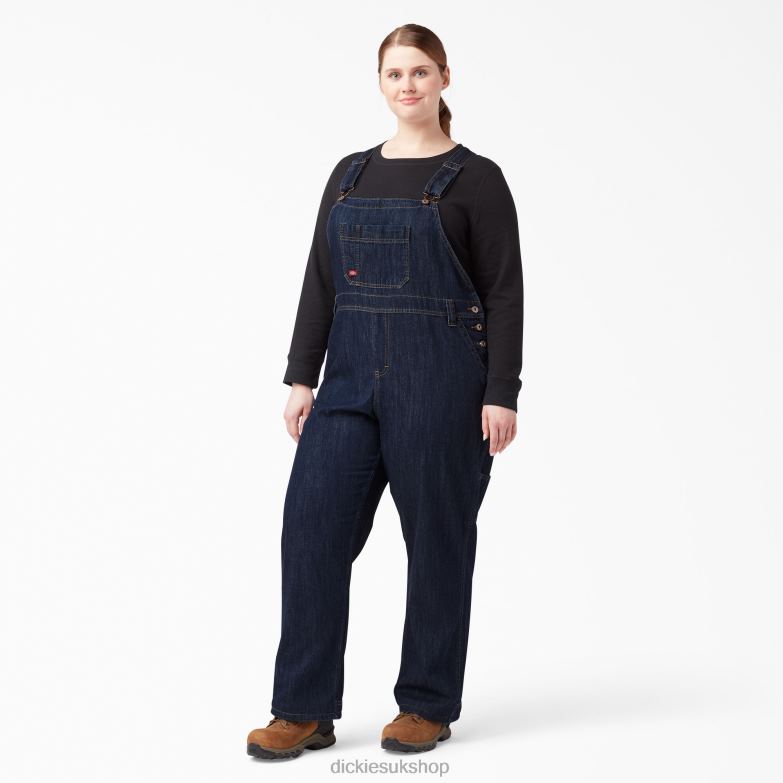 Plus Relaxed Fit Bib Overalls Women Dickies Regular 88T841563 Apparel