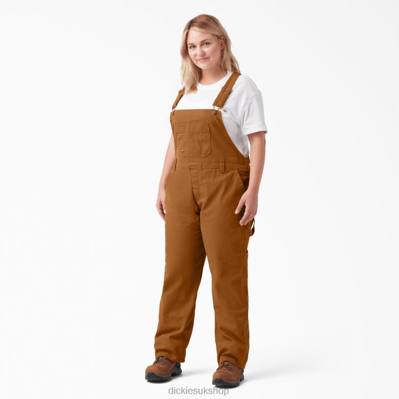 Plus Relaxed Fit Bib Overalls Women Dickies Regular 88T841565 Apparel