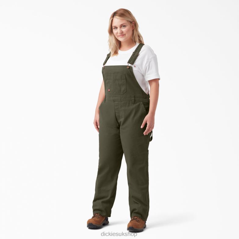 Plus Relaxed Fit Bib Overalls Women Dickies Regular 88T841567 Apparel