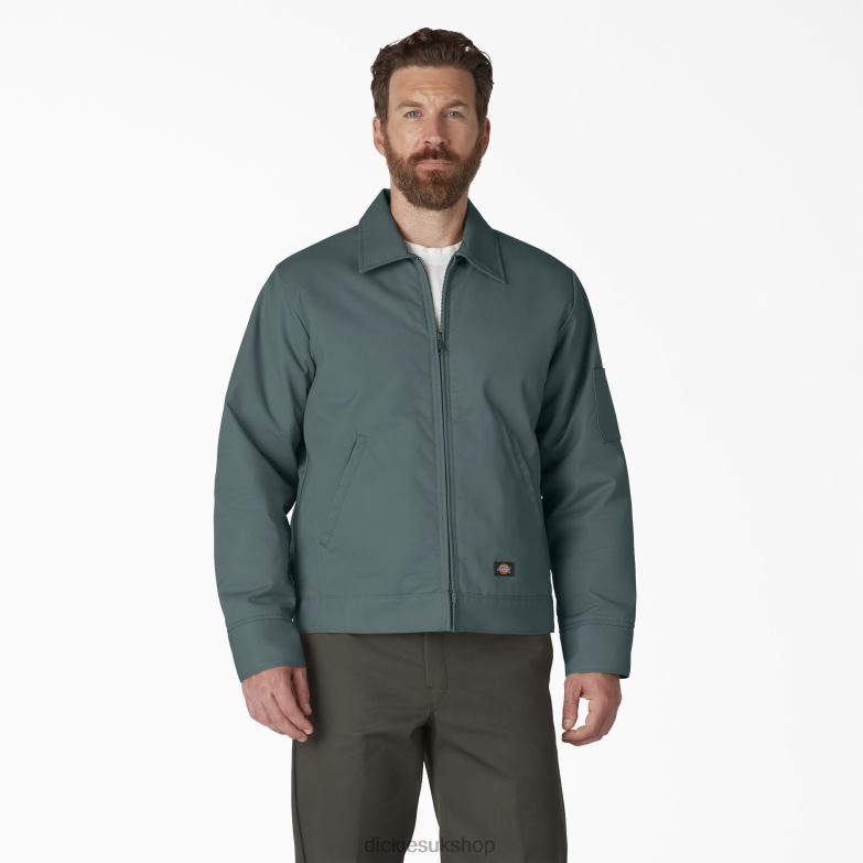 Insulated Eisenhower Jacket Men Dickies Lincoln Green (LN) 88T84969 Apparel