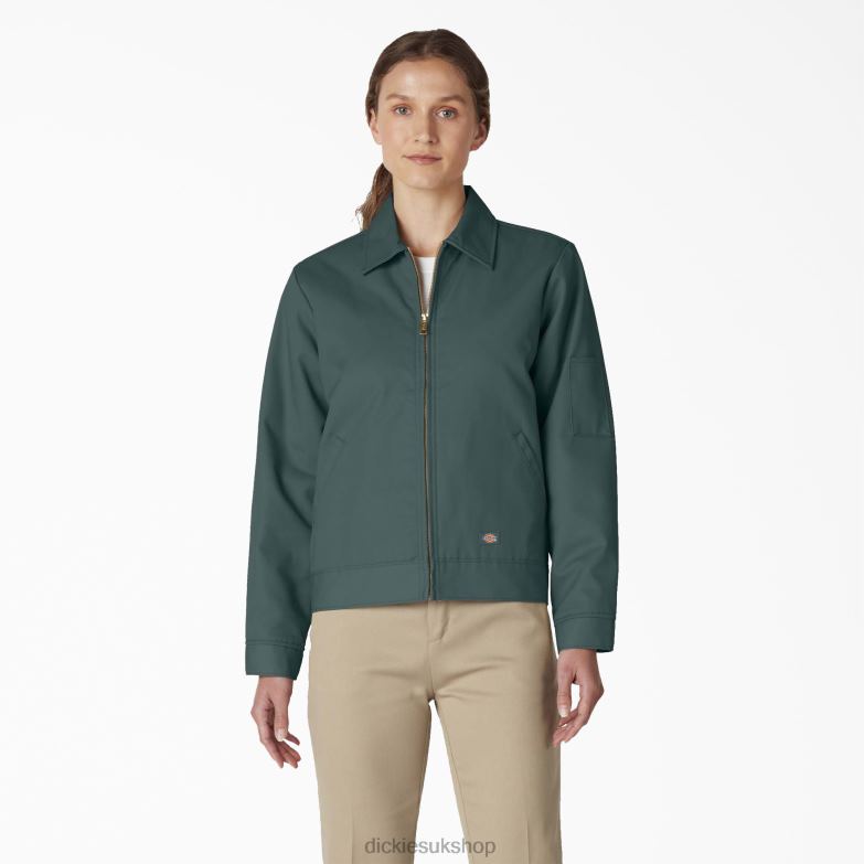 Insulated Eisenhower Jacket Women Dickies Lincoln Green (LSO) 88T841542 Apparel