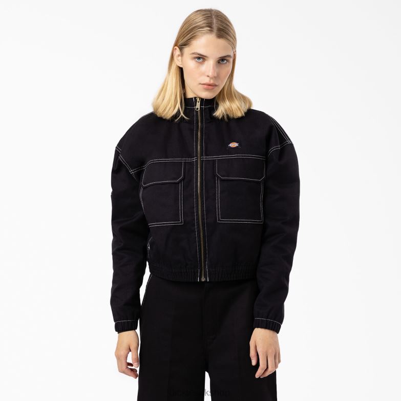 Sawyerville Jacket Women Dickies Black (BKX) 88T842383 Apparel