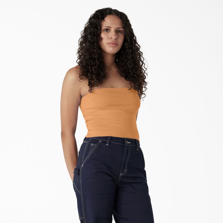 Knit Tube Top Women Dickies Papaya Smoothie (MO2) 88T842169 Apparel