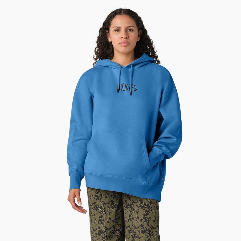 Creswell Hoodie Women Dickies Azure Blue (AB2) 88T842354 Apparel