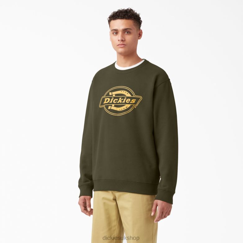 Fleece Logo Graphic Sweatshirt Men Dickies Regular 88T841213 Apparel