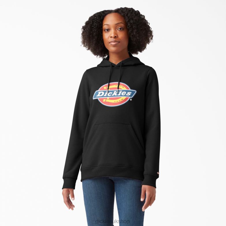 Heavyweight Logo Pullover Women Dickies Black (KBK) 88T842330 Apparel