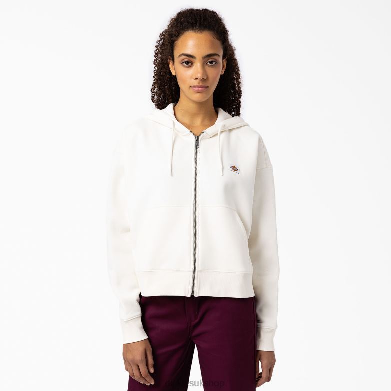 Oakport Zip Hoodie Women Dickies Cream (CR9) 88T842317 Apparel