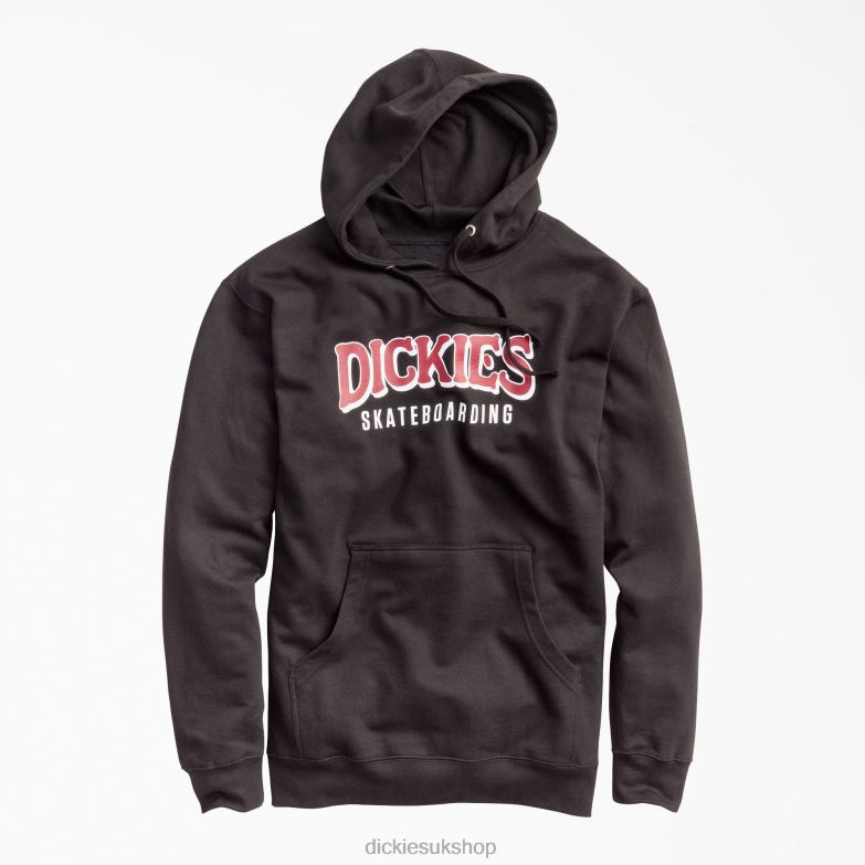 Skateboarding Fleece Hoodie Men Dickies Black (KBK) 88T841172 Apparel