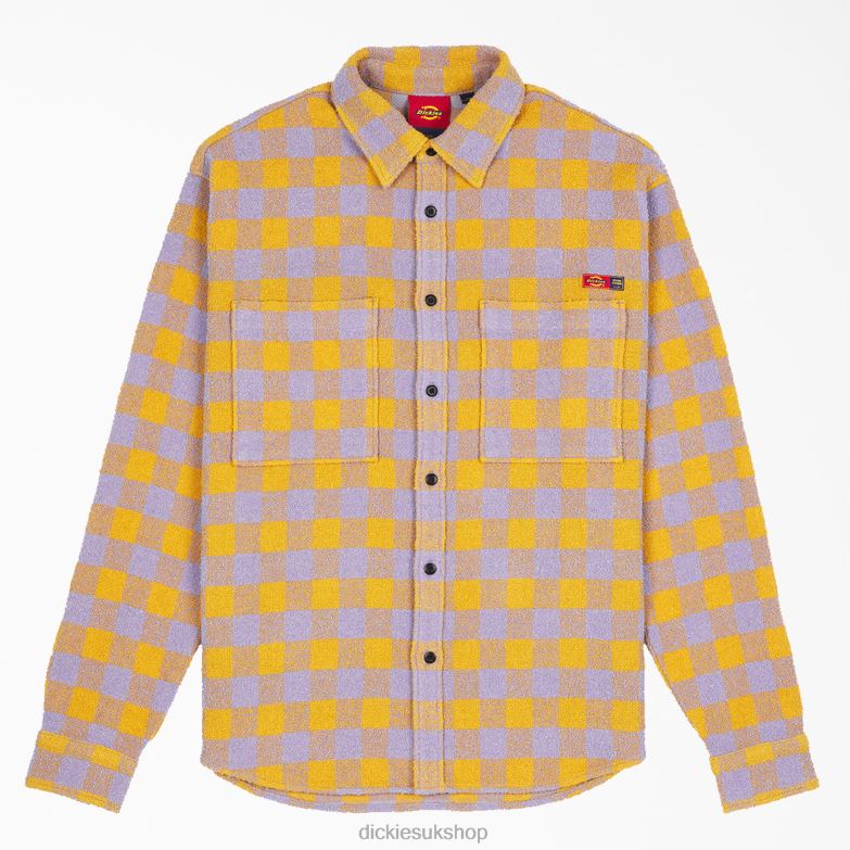 Opening Ceremony Tweed Shirt Men Dickies Lilac (LC) 88T84938 Apparel