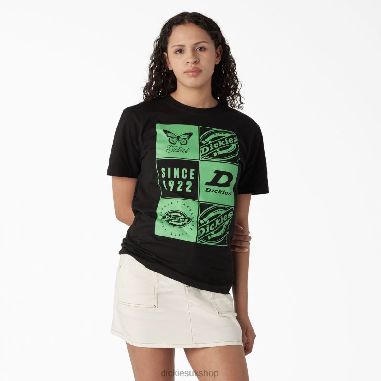 Graphic Band T-Shirt Women Dickies Black (KBK) 88T842212 Apparel