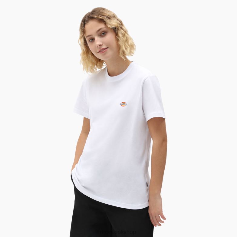 Mapleton T-Shirt Women Dickies White (WH) 88T842143 Apparel