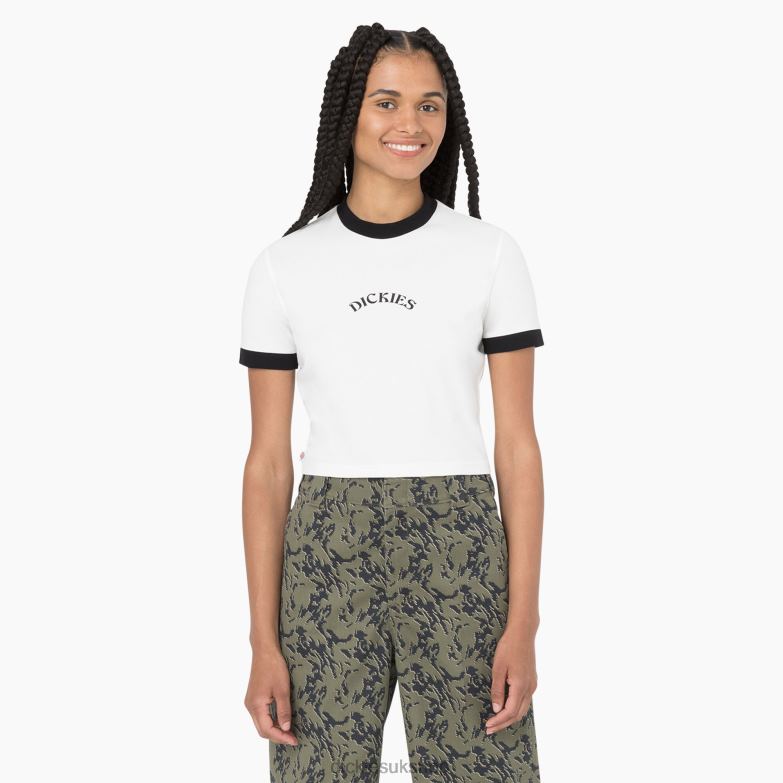 Warm Springs T-Shirt Women Dickies Cloud (CL9) 88T841996 Apparel