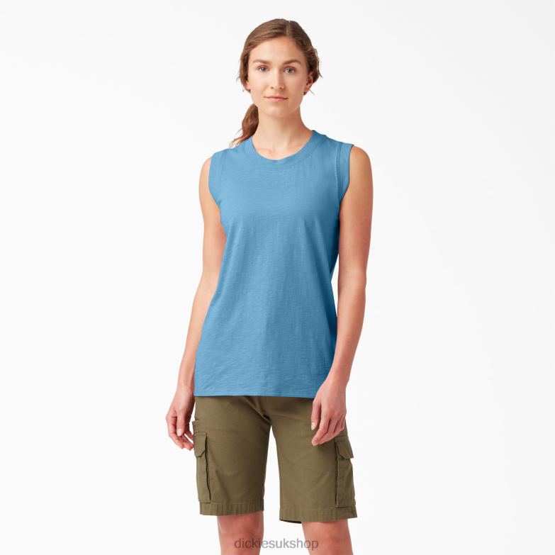 Tank Top Women Dickies Azure Blue (AB2) 88T842024 Apparel