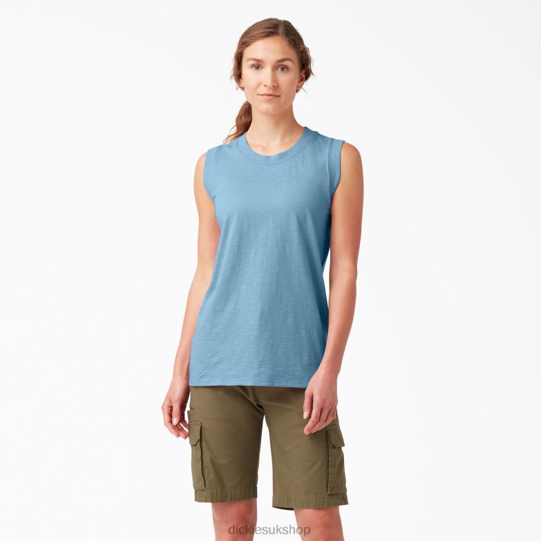 Tank Top Women Dickies Dusty Blue (DL) 88T842025 Apparel