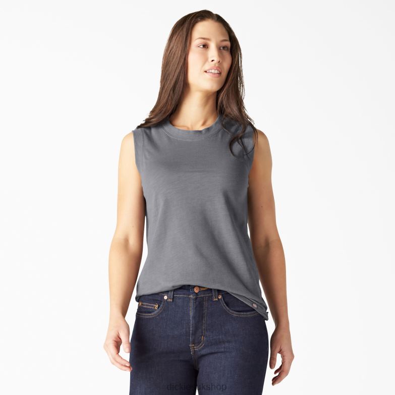 Tank Top Women Dickies Graphite Gray (GA) 88T842027 Apparel