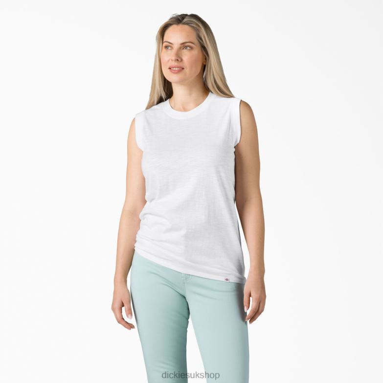 Tank Top Women Dickies White (WH) 88T842033 Apparel