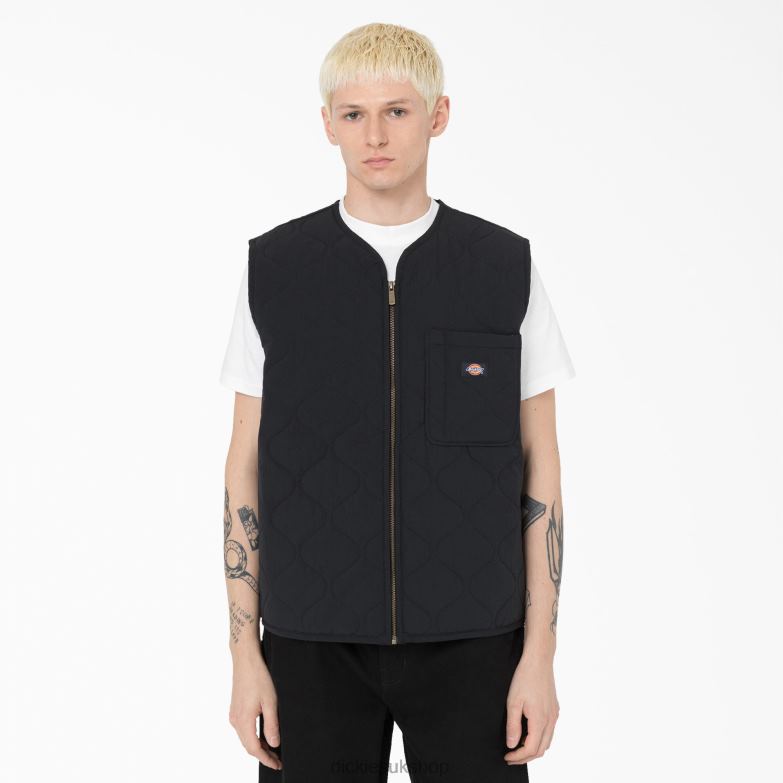 Thorsby Liner Vest Men Dickies Black (BKX) 88T841122 Apparel